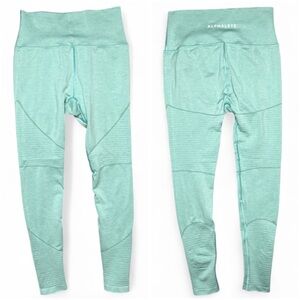 Size Large Alphalete OG Size Large Alphalete OG Revival Leggings Jade Green/Blue